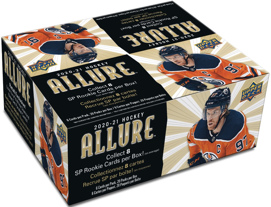 2020-21 Upper Deck Allure Hockey Retail Box Case (Case of 12 Boxes) - Miraj Trading