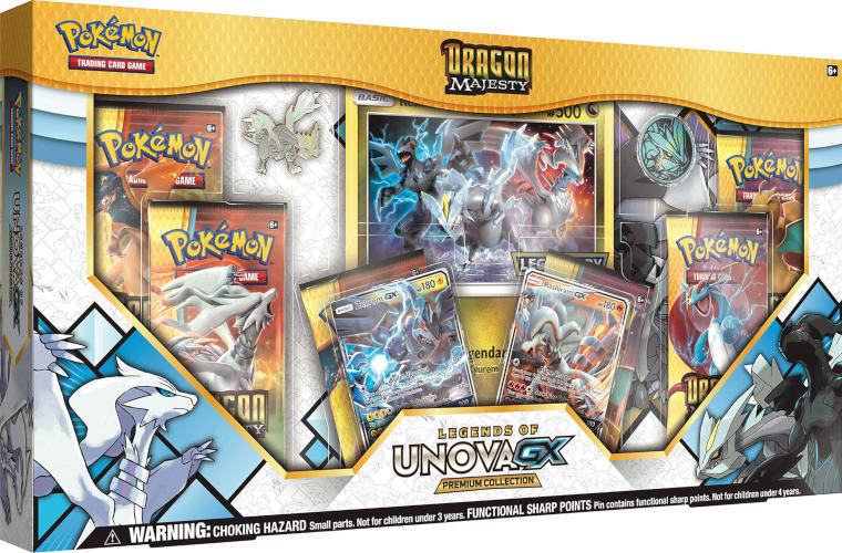 Pokémon TCG: Dragon Majesty Legends Of Unova Gx Premium Collection