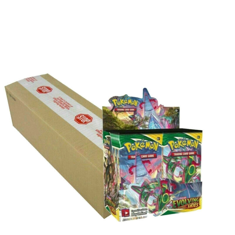 Pokemon Evolving Skies Booster Box Case (Case of 6 Boxes)