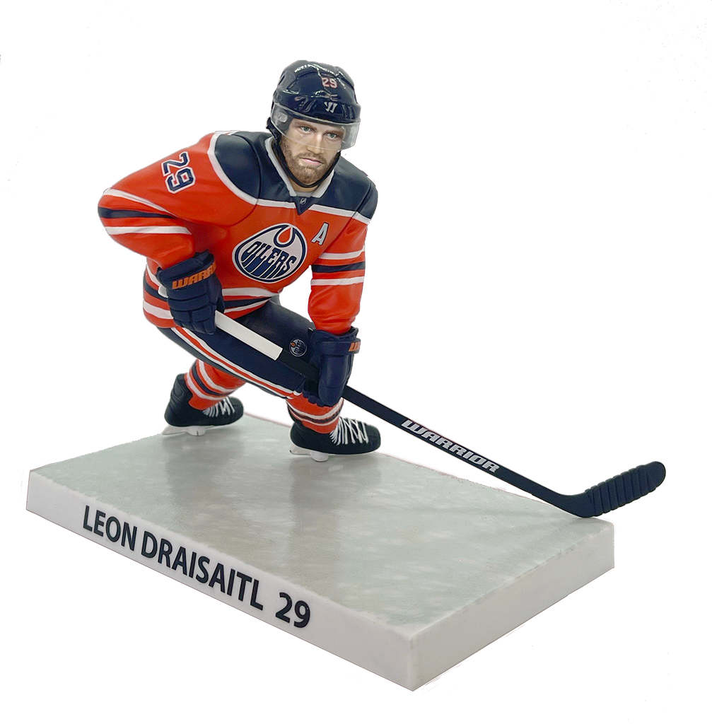 Leon Draisaitl Edmonton Oilers 6" Player Replica Figurine - Miraj Trading