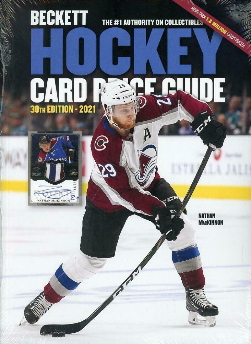 2021 Beckett Hockey Card Annual Price Guide 30th Edition Nathan McKinnon - BigBoi Cards