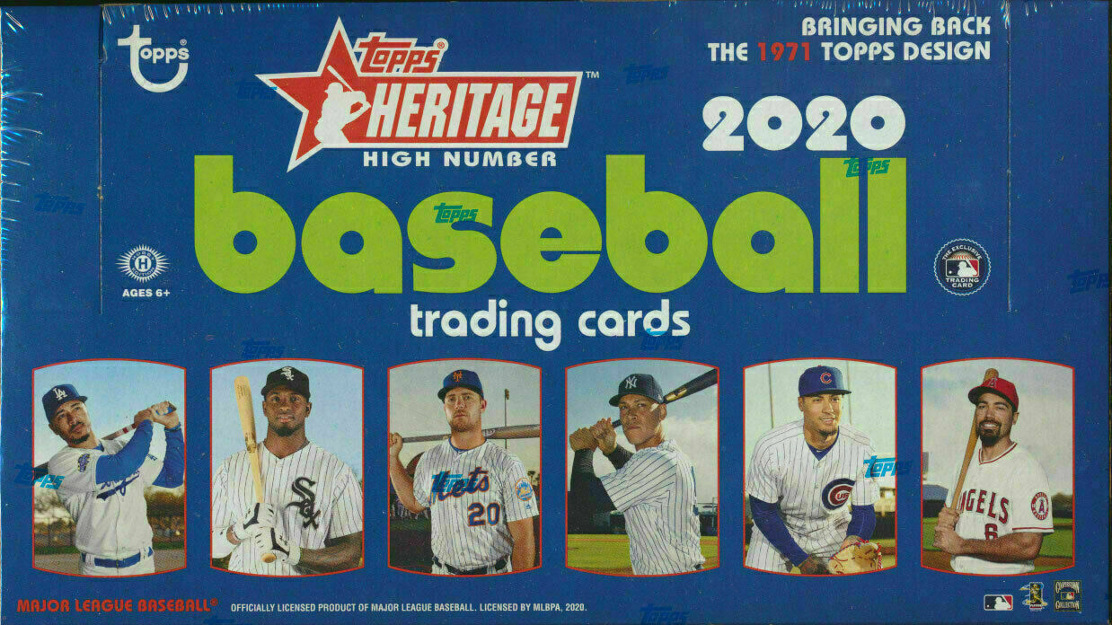 2020 Topps Heritage High Number Baseball Hobby Box - BigBoi Cards