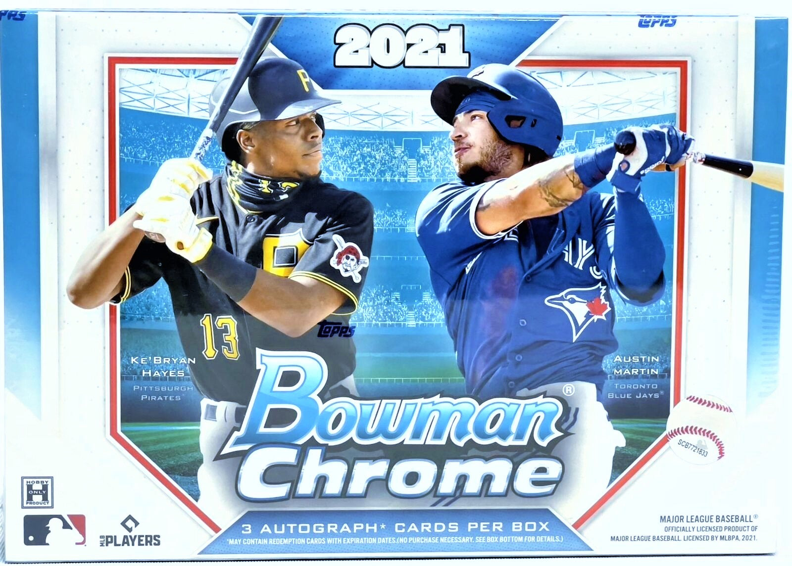 2021 Bowman Chrome Baseball Jumbo Box - Miraj Trading