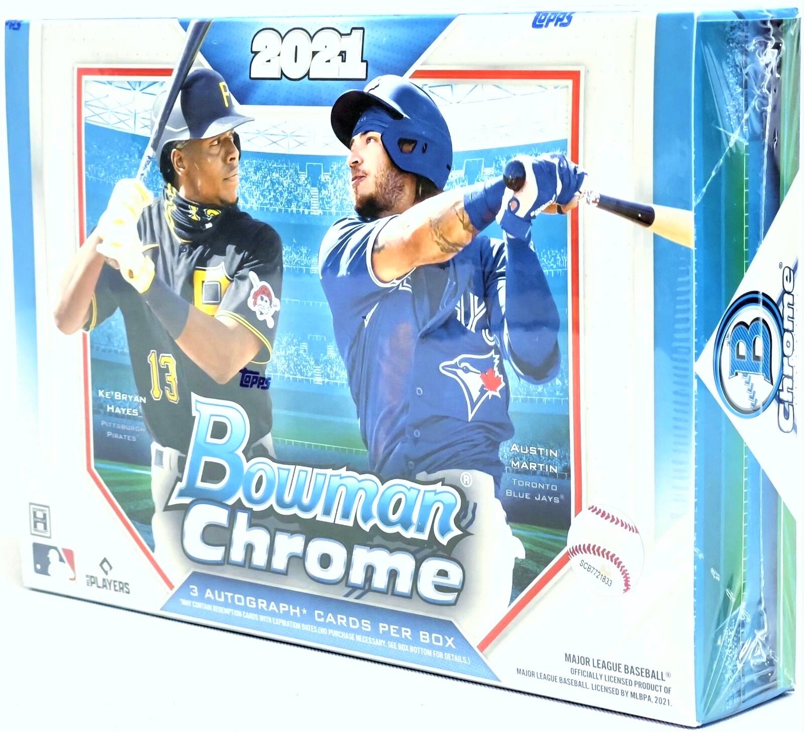 2021 Bowman Chrome Baseball Jumbo Box - Miraj Trading