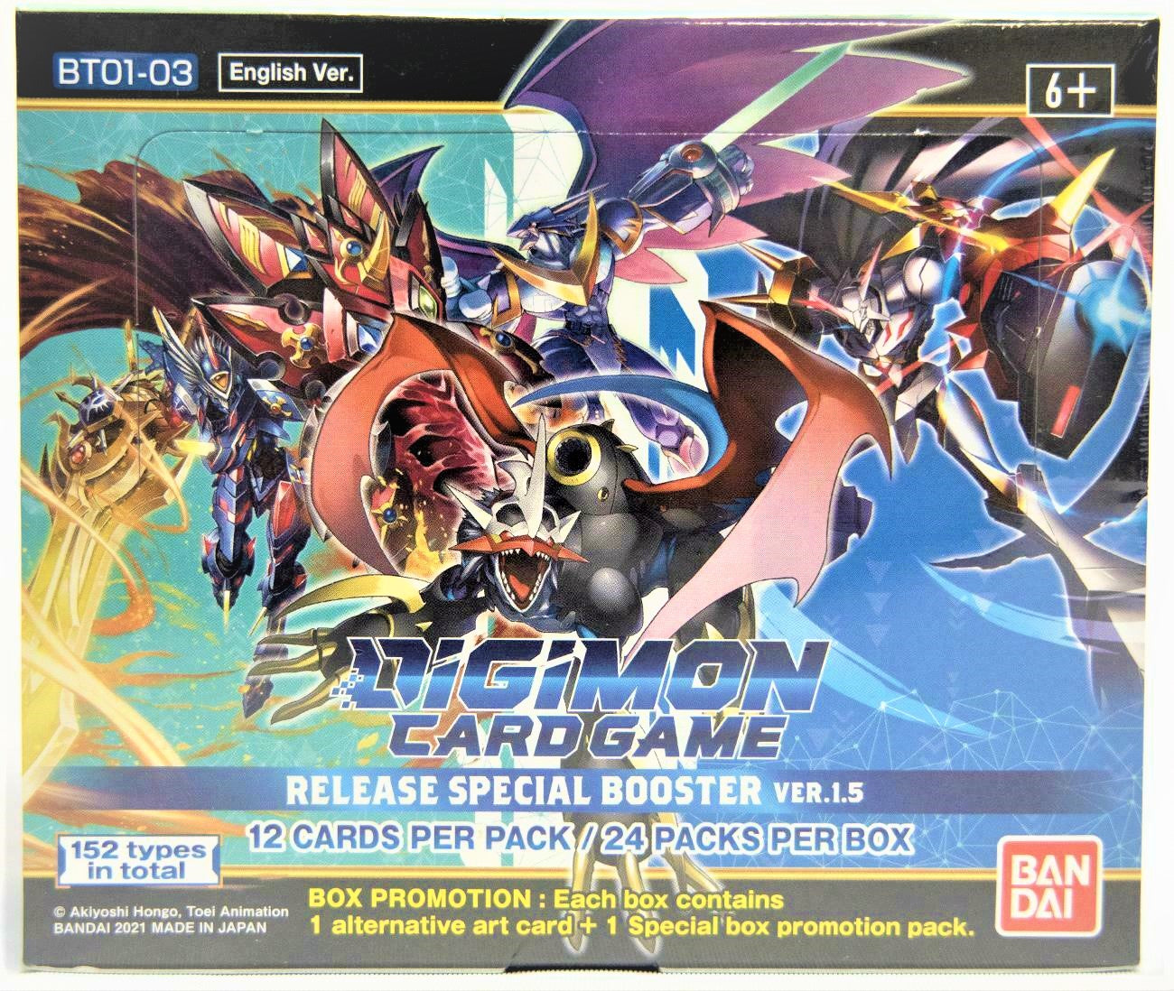 Digimon Card Game Release Special Version 1.5 Booster Box - Miraj Trading