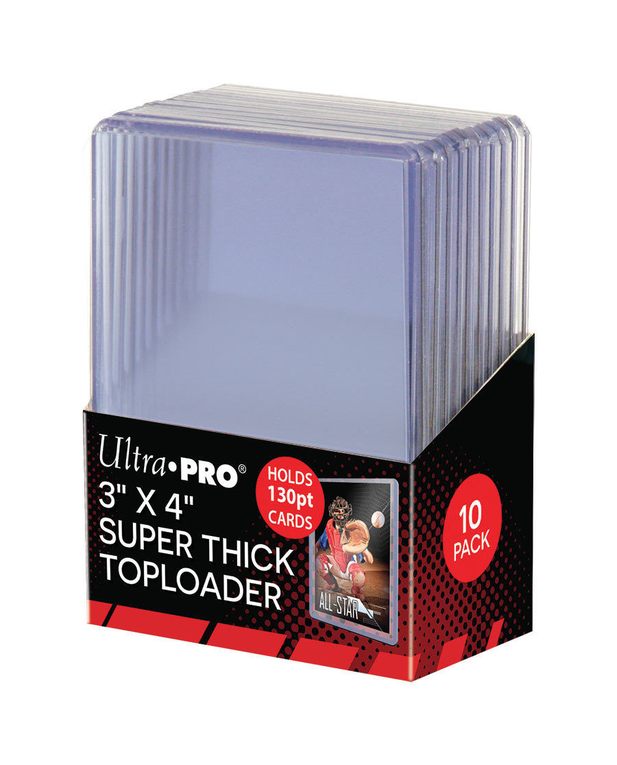 Ultra Pro Super Thick Toploaders 130pt. 3"x 4" (Lot of 5) - BigBoi Cards