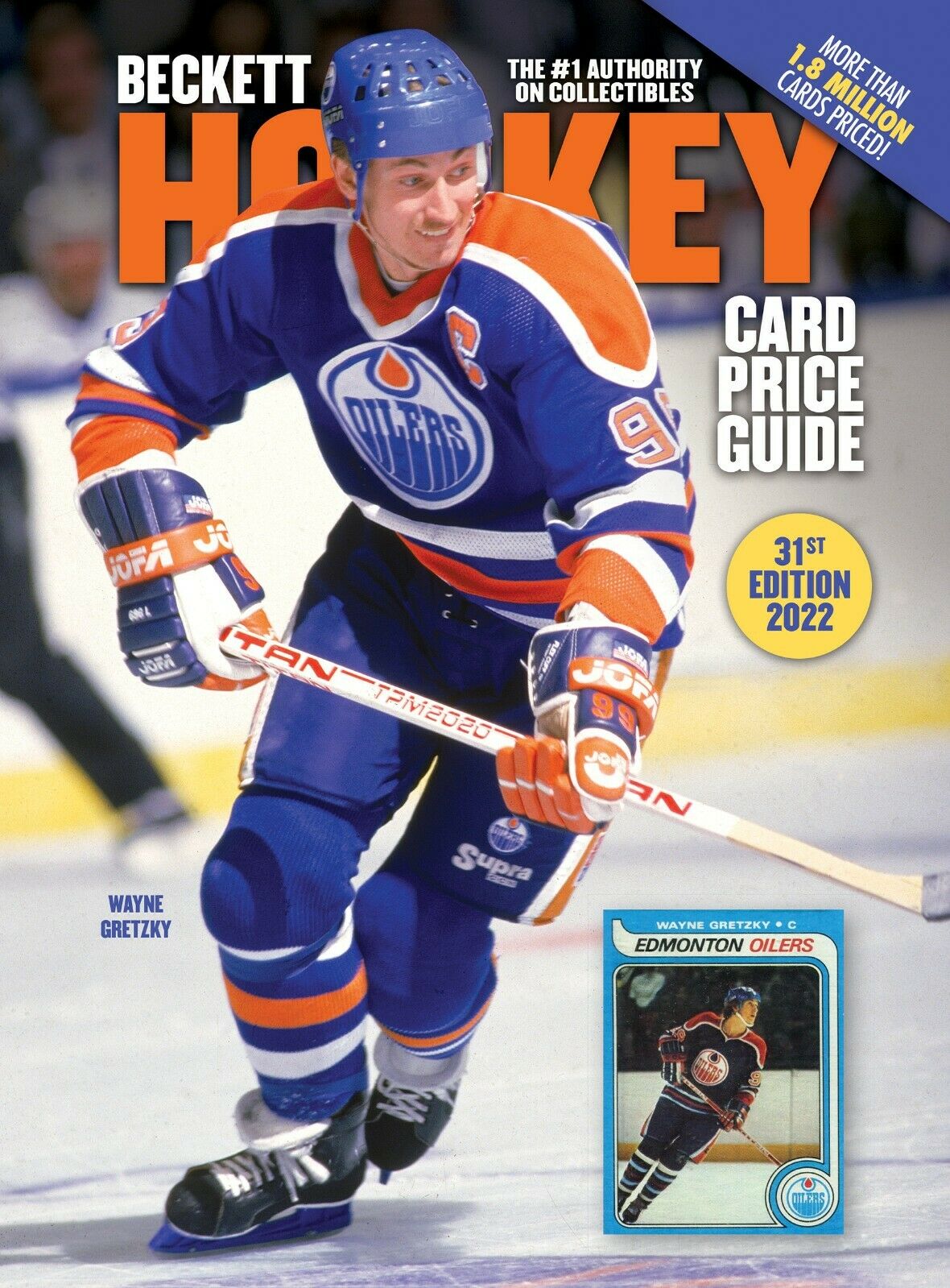 2022 Beckett Hockey Card Annual Price Guide 31st Edition with Wayne Gretzky - Miraj Trading
