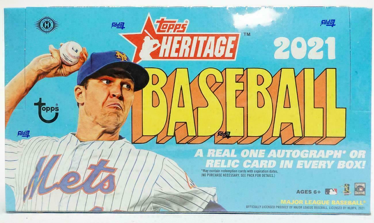 2021 Topps Heritage Baseball Hobby Box - BigBoi Cards