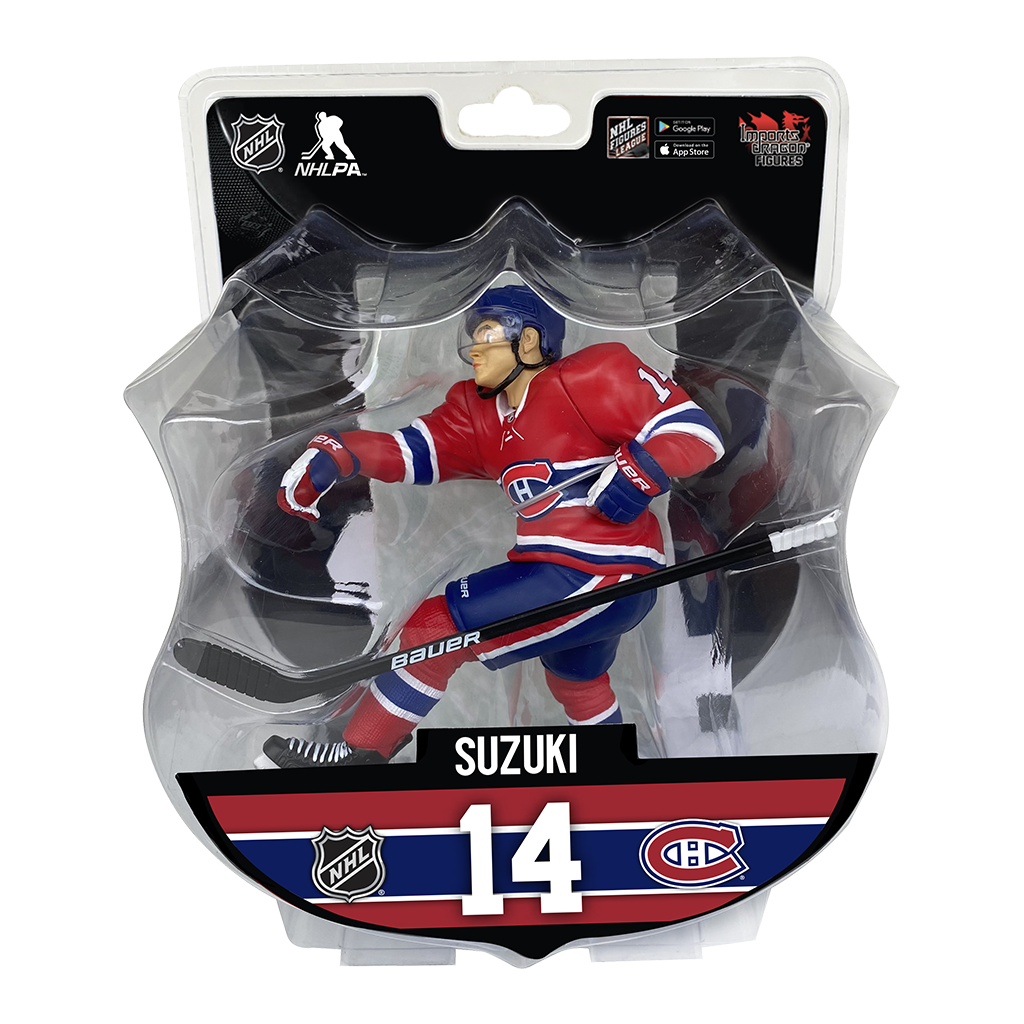 Nick Suzuki Montreal Canadiens 6" Player Replica Figurine - Miraj Trading
