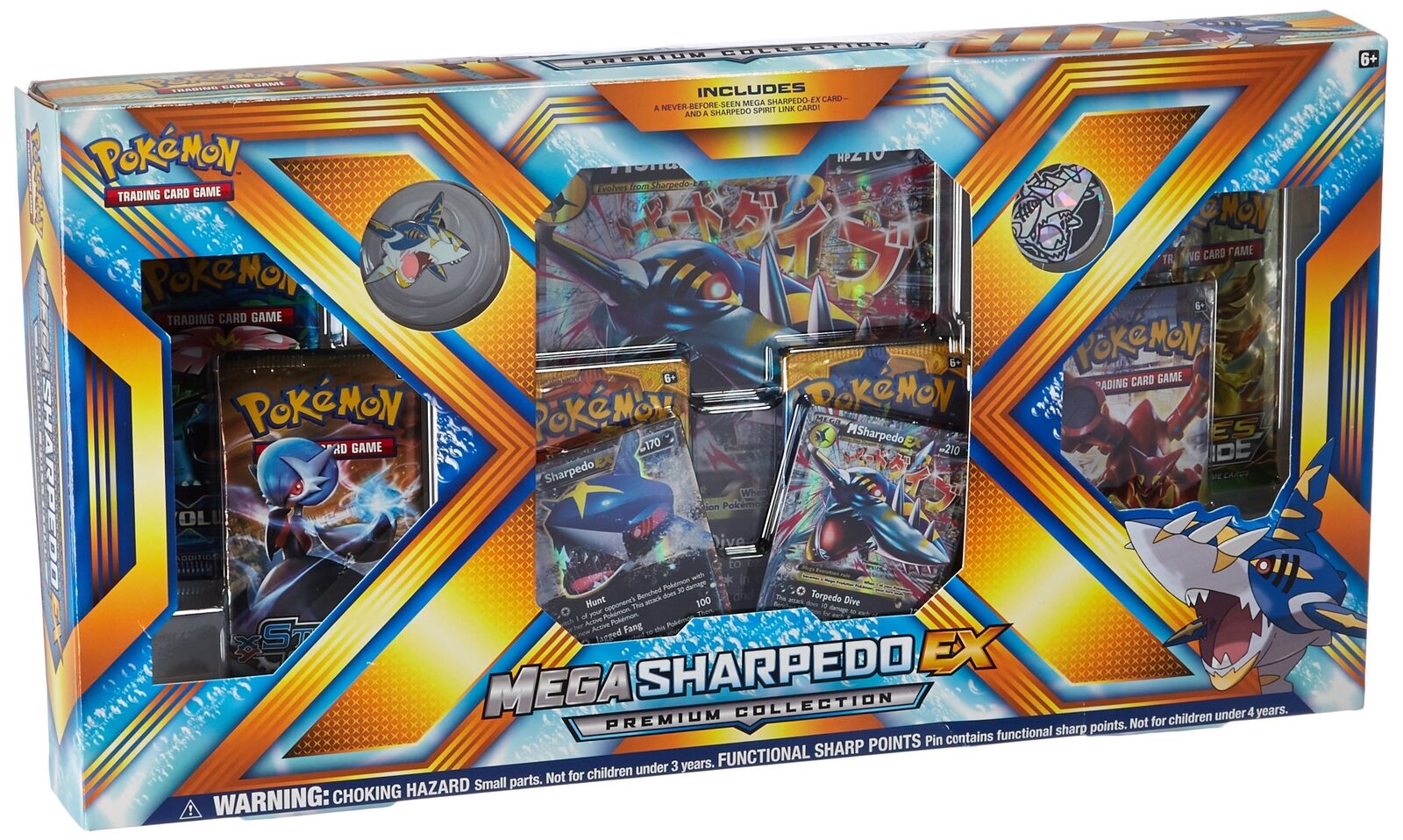 Pokémon TCG: Mega Sharpedo-EX Premium Collection - BigBoi Cards