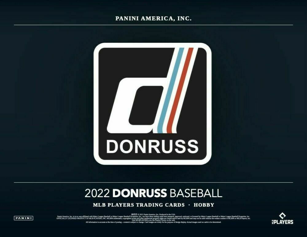 2022 Panini Donruss Baseball Hobby Box - Miraj Trading