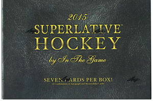 2015-16 Leaf In The Game Superlative Hockey Hobby Box - BigBoi Cards
