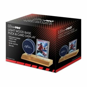 Ultra Pro Light Wood Base Puck & Card Display - BigBoi Cards