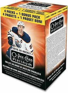 2019-20 Upper Deck O-Pee-Chee Platinum NHL Hockey Blaster Box - BigBoi Cards