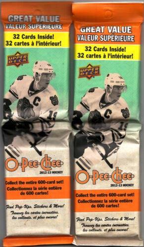 2012-13 O-Pee-Chee Hockey Fat Pack (Lot of 9 Packs) - Miraj Trading