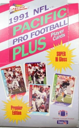 1991 Pacific Plus Football Jumbo Box - Miraj Trading