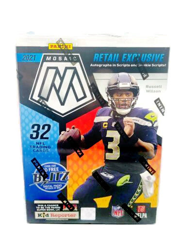 2021 Panini NFL Mosaic Football Trading Card Blaster Box - Miraj Trading