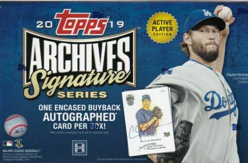 2019 Topps Archives Signature Series Baseball Box - BigBoi Cards