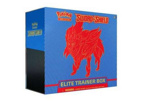 Pokemon TCG: Sword & Shield Elite Trainer Box (Zamazenta) - BigBoi Cards
