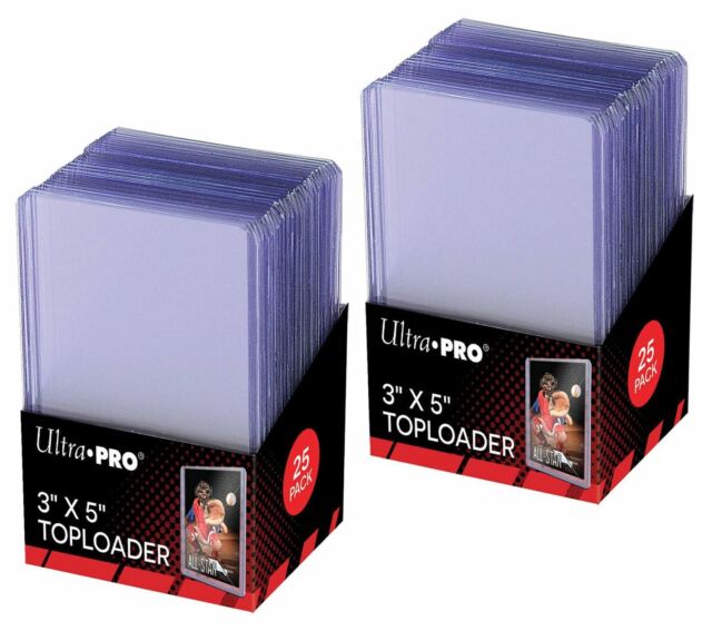 Ultra Pro Toploaders 3" x 5" Tallboy (Lot of 5) - BigBoi Cards