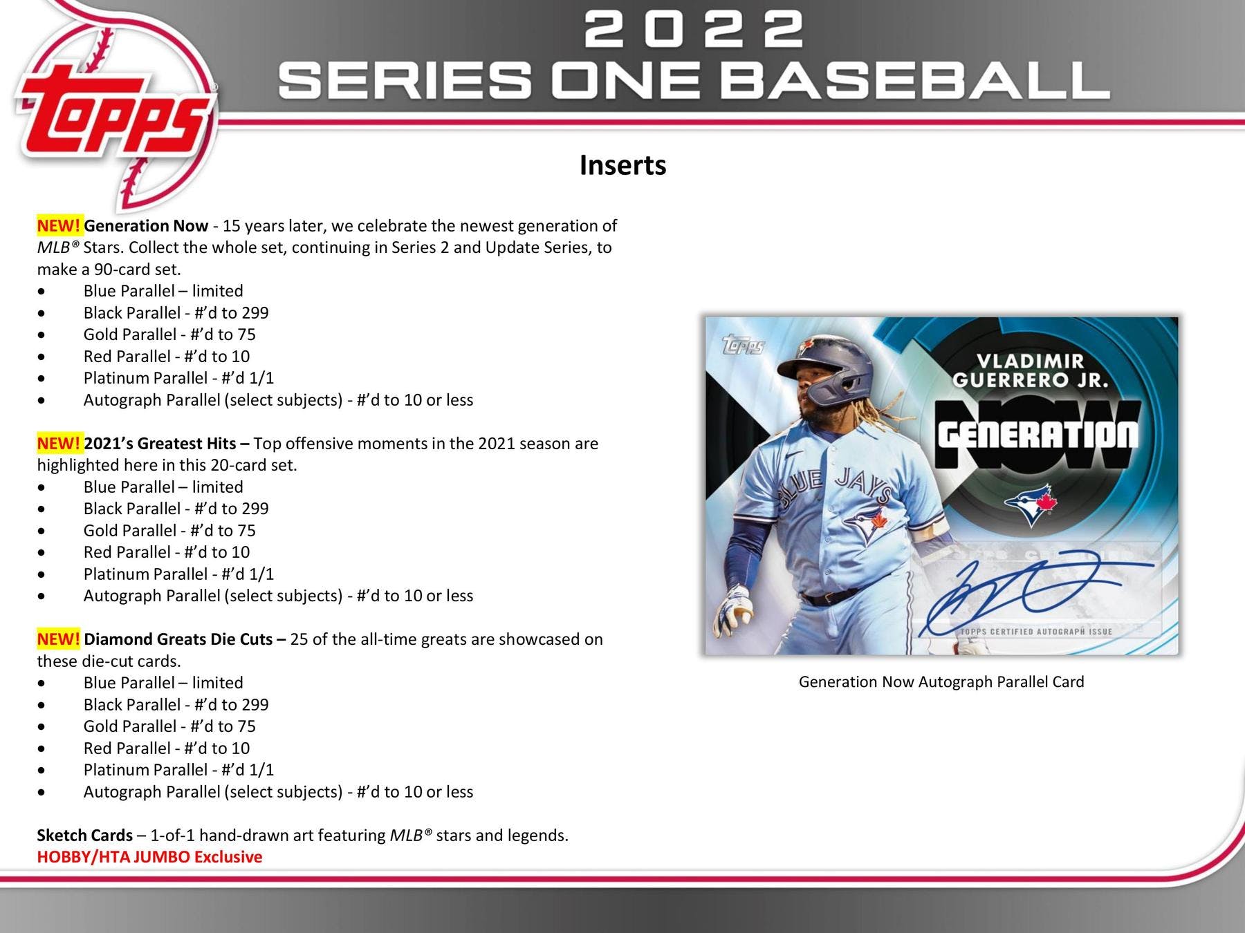 2022 Topps Series 1 Baseball Hobby Box (Pre-Order) - Miraj Trading