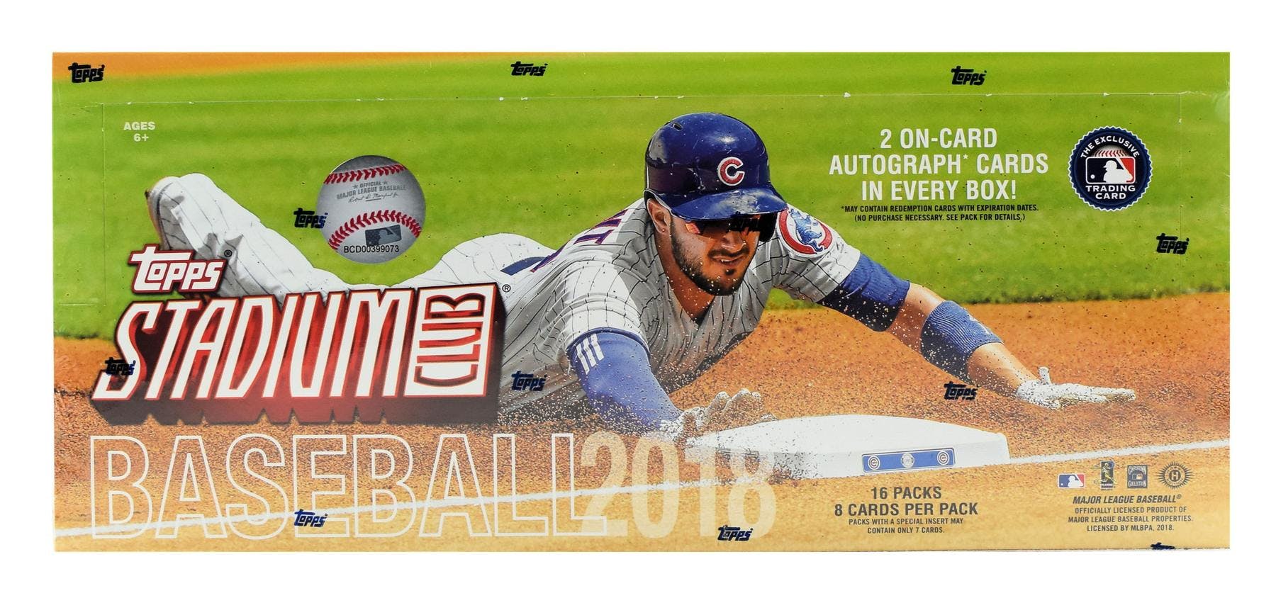 2018 Topps Stadium Club Baseball Hobby Box - BigBoi Cards