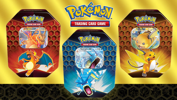 Pokémon Hidden fates Collectors Tin Set of Three - BigBoi Cards