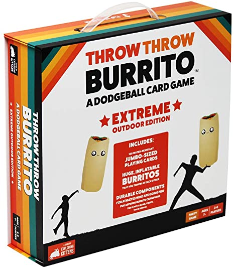 Throw Throw Burrito Card Game: Extreme Outdoor Edition - BigBoi Cards