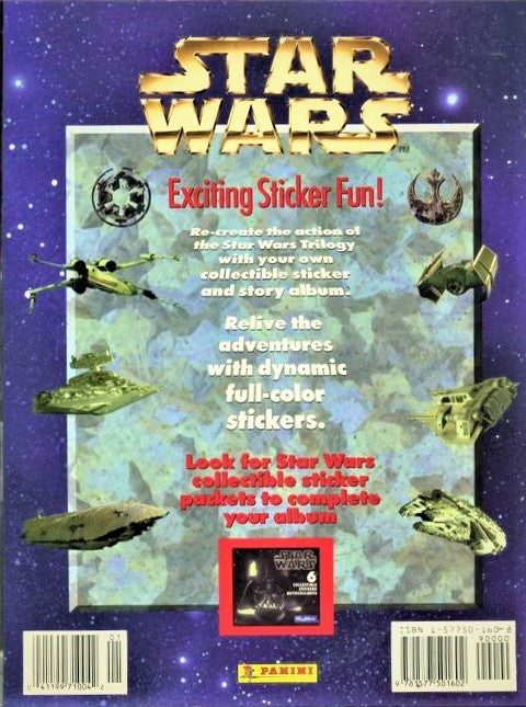 1996 Panini Skybox Star Wars Collectible Sticker Album